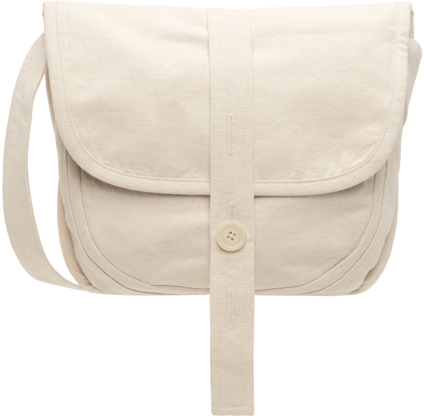 Lauren Manoogian Off-white Belted Bag In N01 Natural