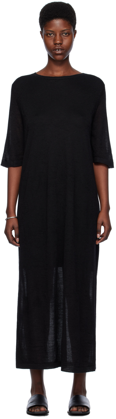 Black Layer Maxi Dress by Lauren Manoogian on Sale