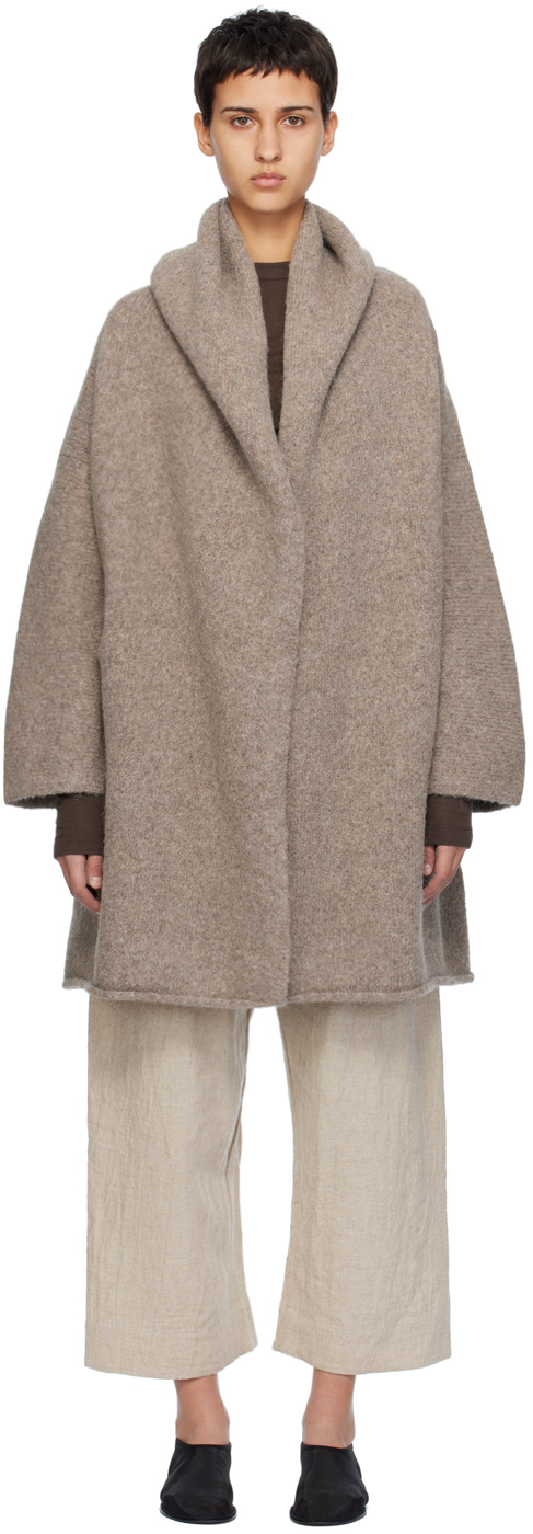 Lauren Manoogian: Brown Capote Coat | SSENSE Canada