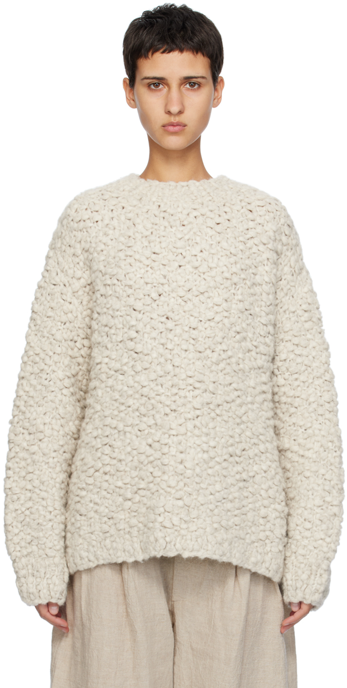 Lauren Manoogian Beige Matta Sweater In C01 Carrara