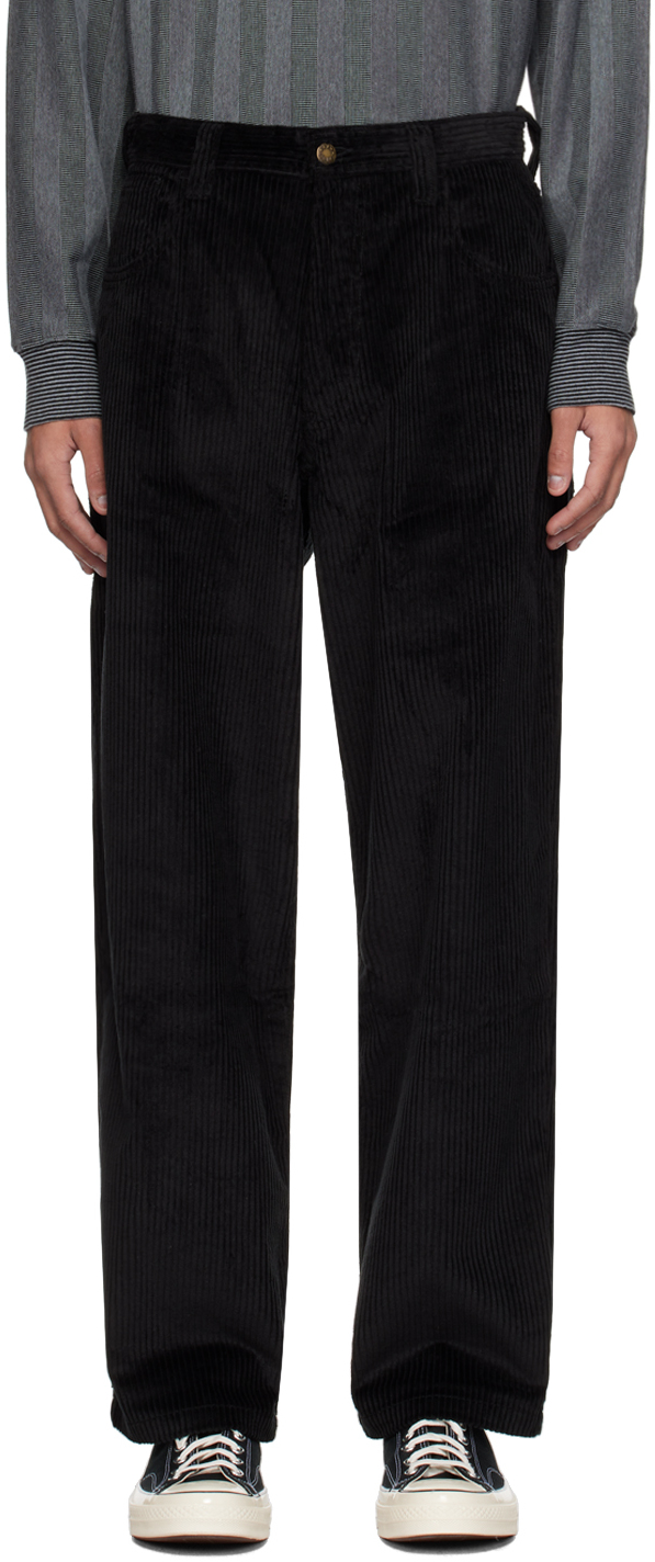 Black Five-Pocket Trousers