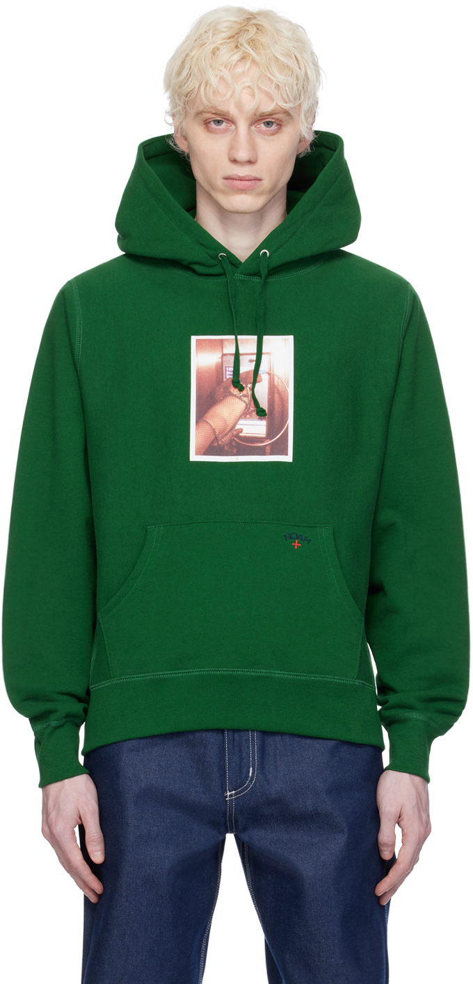 Green Phone Photo Hoodie