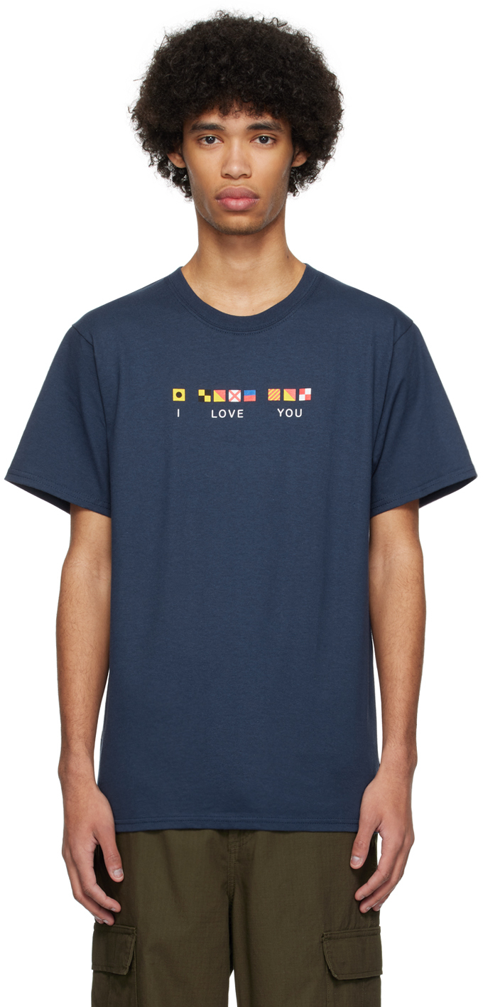 Navy 'I Love You' T-Shirt