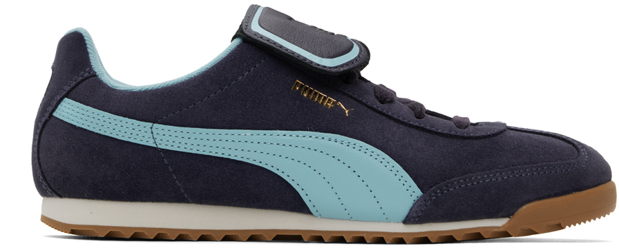 Shop Noah Navy & Blue Puma Edition Arizona Sneakers In New Navy-dusty Aqua