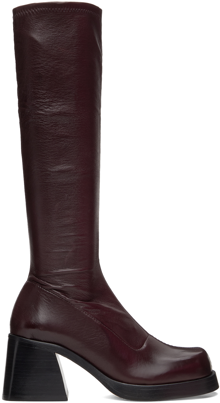 Burgundy Hedy Boots