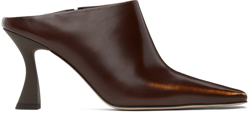 Shop Miista Brown Manuela Mules