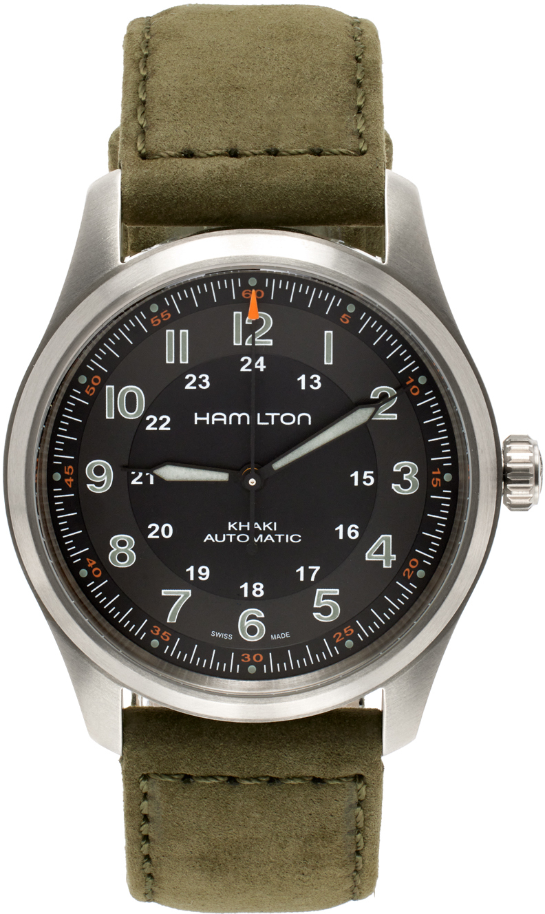 Khaki Titanium Auto Watch