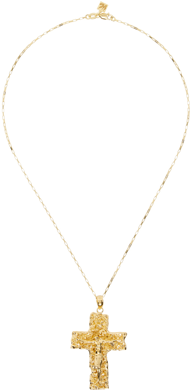 Veneda Carter Gold Vc009 Cross Pendant Necklace