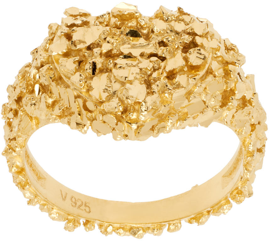 Veneda Carter Gold Vc054 Mini Signature Heart Ring