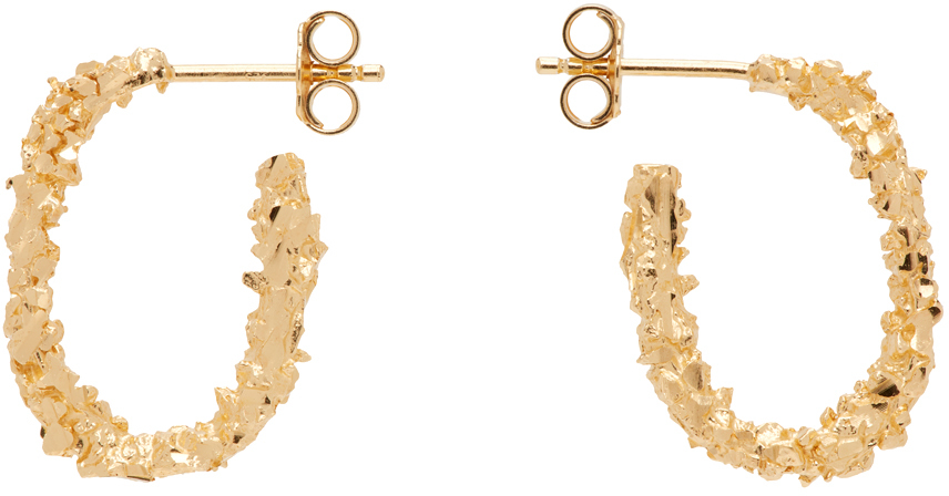 Veneda Carter Ssense Exclusive Gold Vc003 Small Open Hoop Earrings