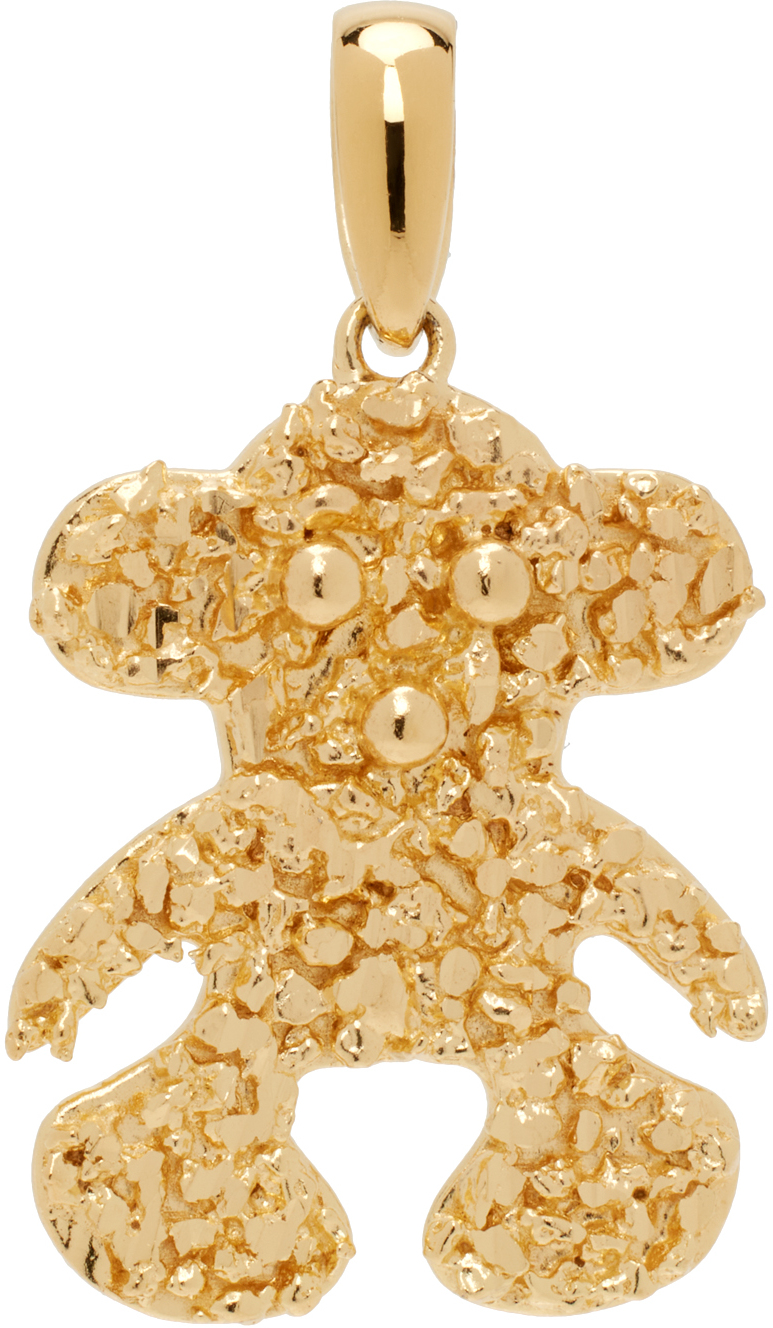 Veneda Carter Gold Vc046 Signature Bear Pendant
