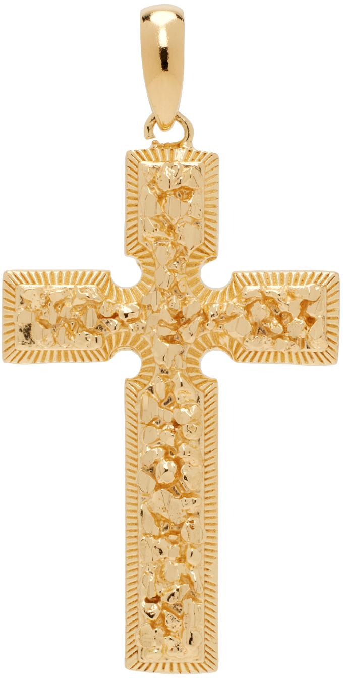 Veneda Carter Gold Vc052 Framed Cross Pendant