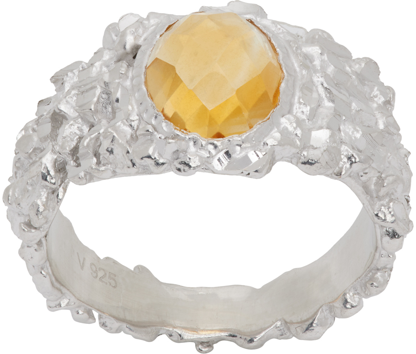Veneda Carter Gold VC032 Emerald Ruby Ring