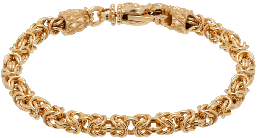 Emanuele Bicocchi Gold Byzantine Bracelet