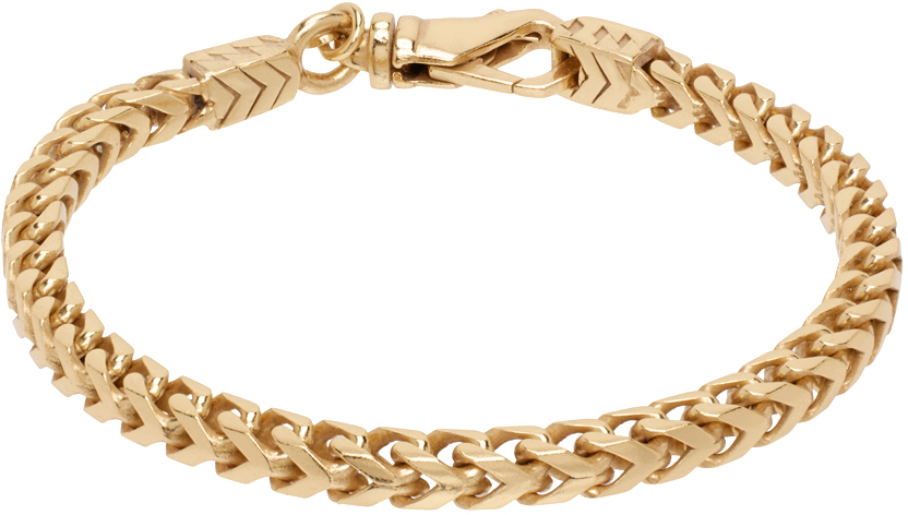 Shop Emanuele Bicocchi Gold Box Chain Bracelet