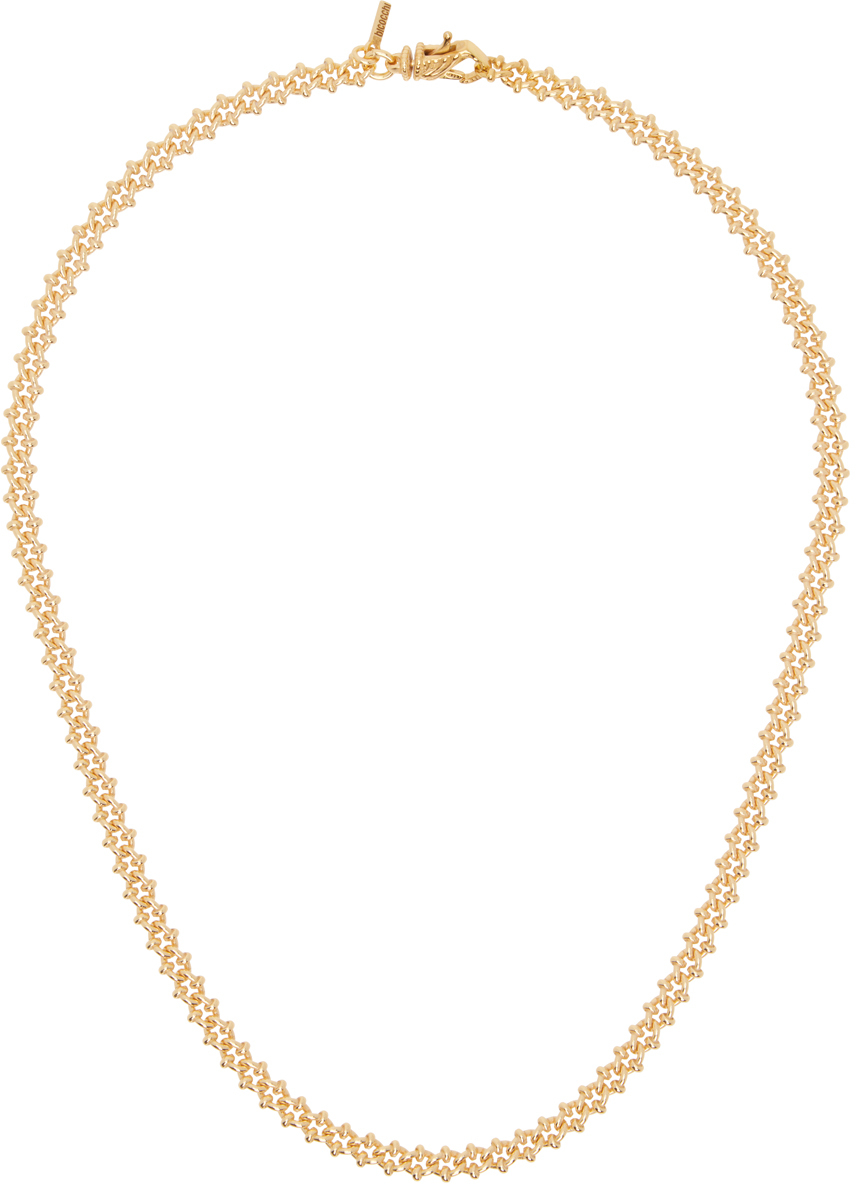 Gold Knot Chain Necklace