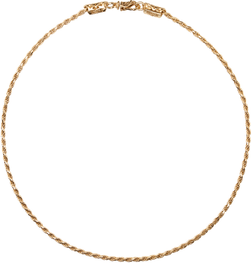 SSENSE Exclusive Gold Knot Necklace