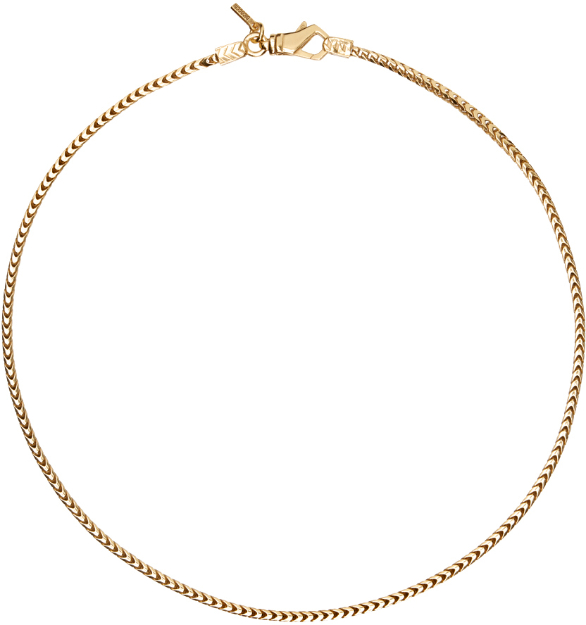Emanuele Bicocchi Gold Box Chain Necklace