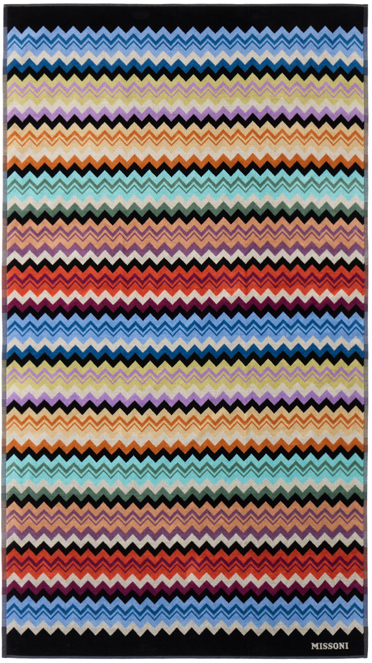 Shop Missoni マルチカラー Adam ビーチタオル In 159