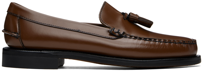 Shop Sebago Brown Classic Will Loafers In 900 Brown
