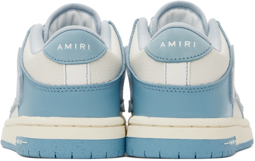 Amiri Blue & Off-white Skel-top Trainers