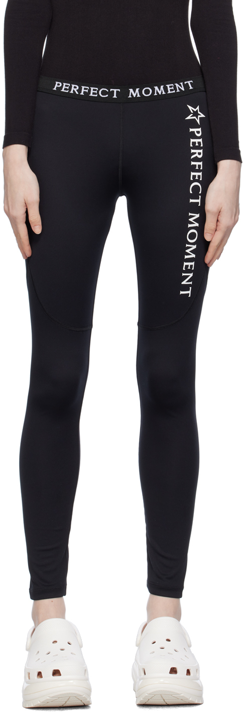 PERFECT MOMENT Printed stretch-jersey leggings
