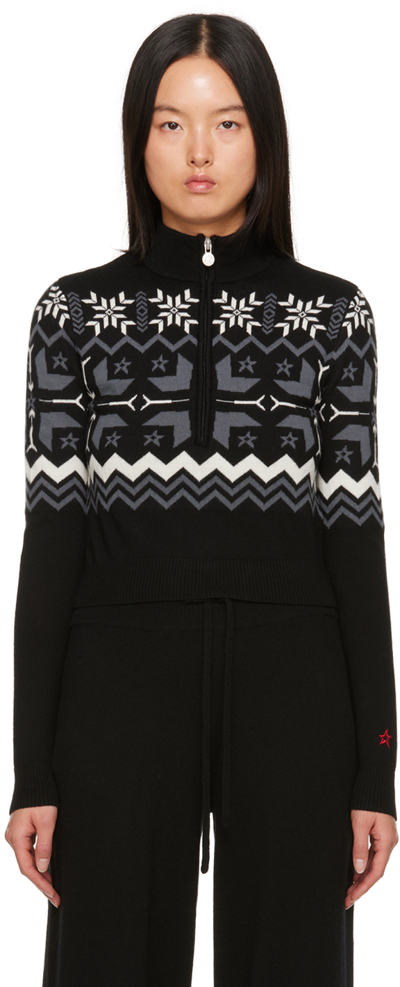 Shop Perfect Moment Black Nordic Sweater