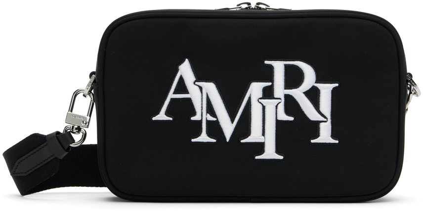 Amiri Black Large Staggered Camera Bag