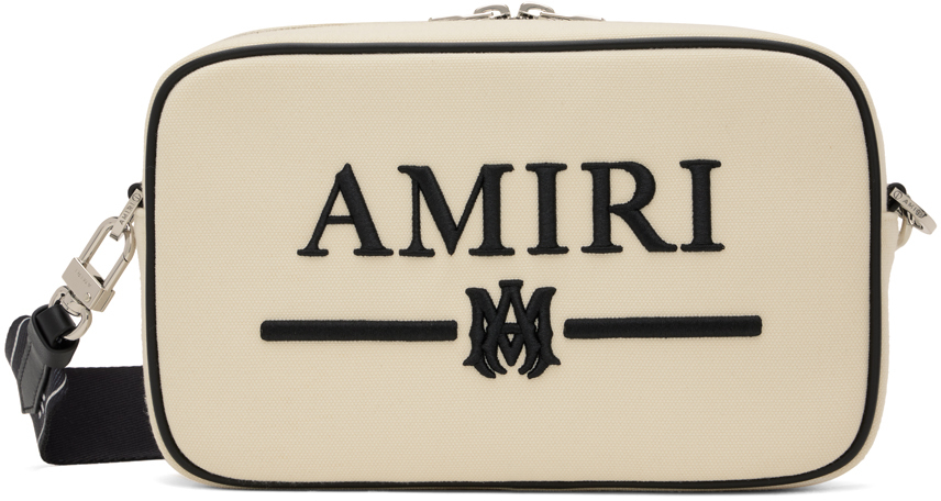 Amiri Off-white Camera Bag In Alabaster