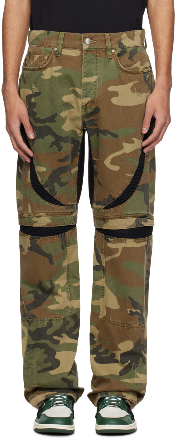 AMIRI Green MX 3 Trousers SSENSE UK