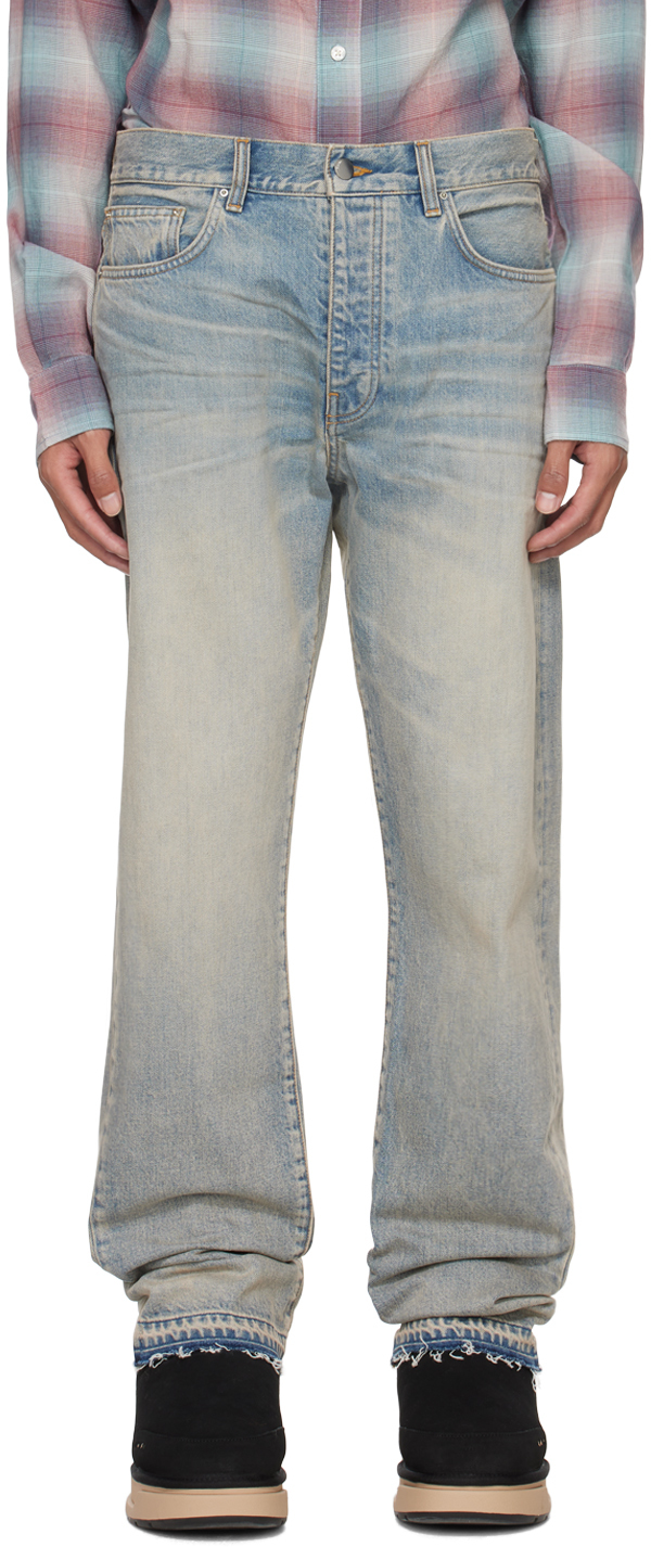 Blue Release Hem Jeans