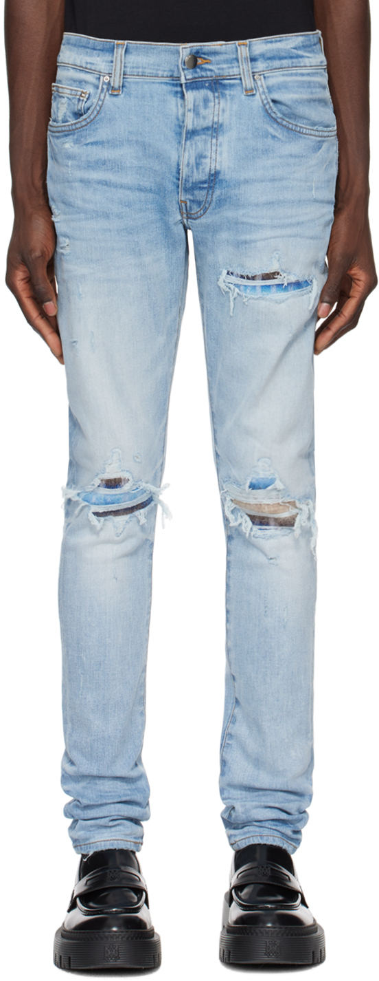 Jean MX1 bleu AMIRI en solde
