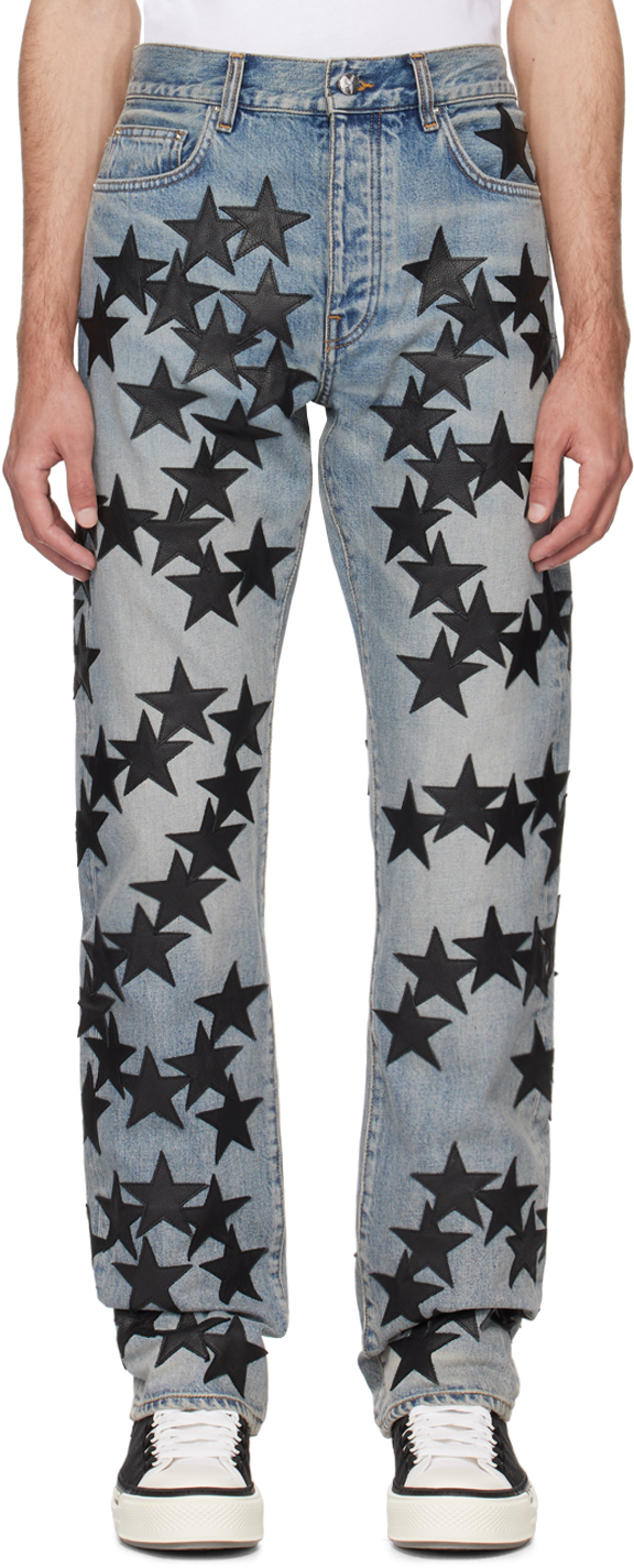 Blue Chemist Straight Jeans by AMIRI on Sale
