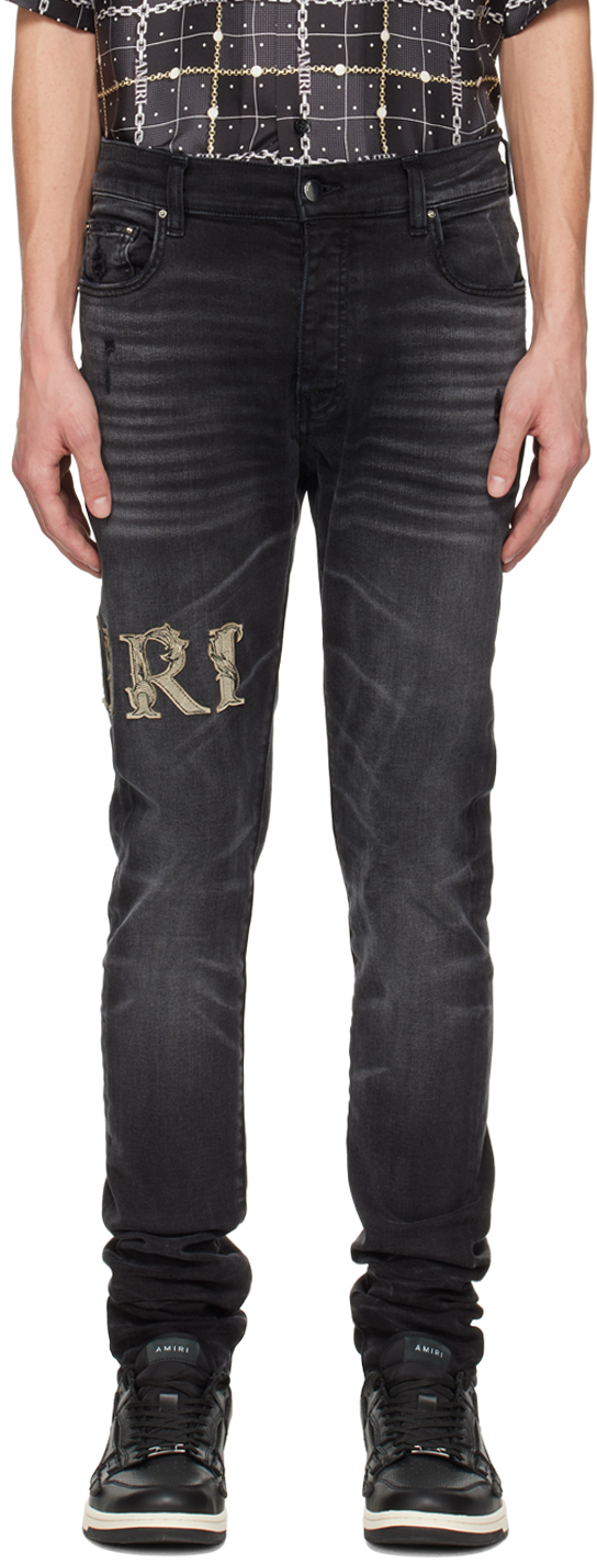 Jean Amiri Clay Indigo - Taille 34, Coupe Régulière | Logo Anglais Ancien, Neuf Avec étiquettes