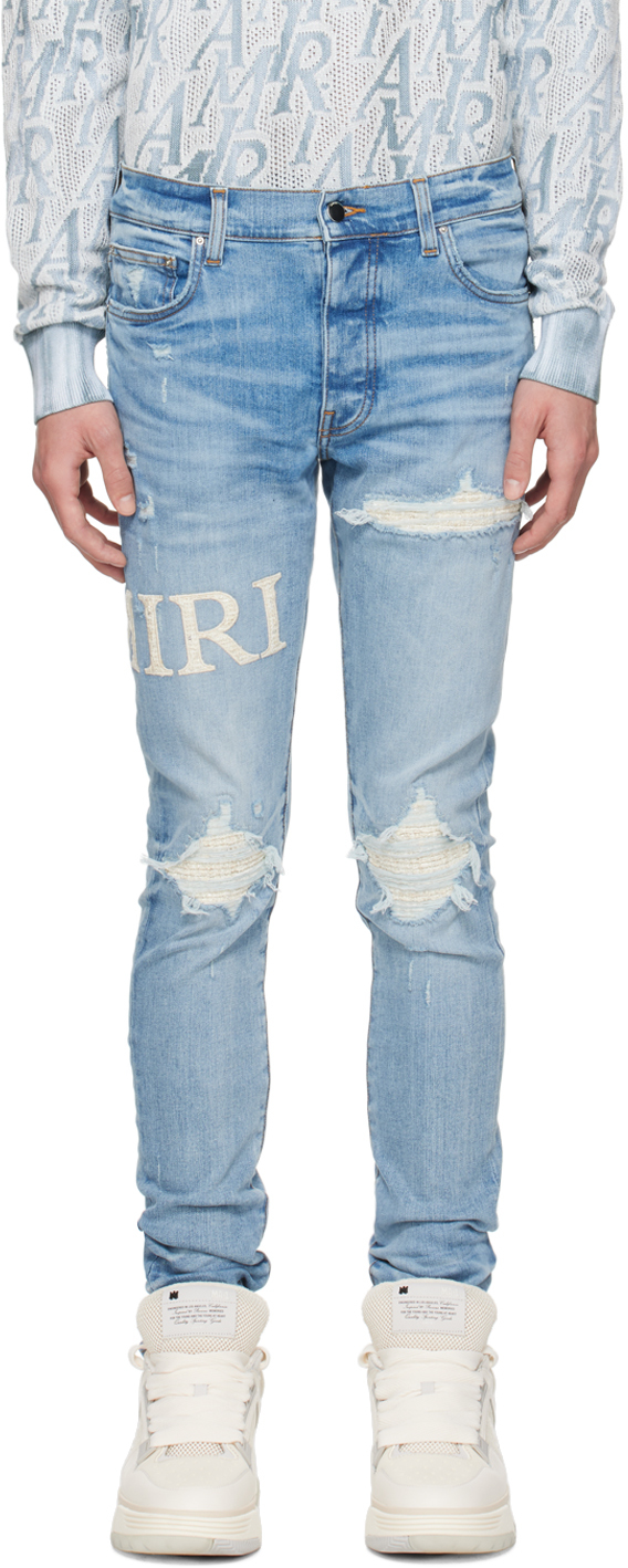 Amiri Indigo Mx1 Jeans In Perfect Indigo