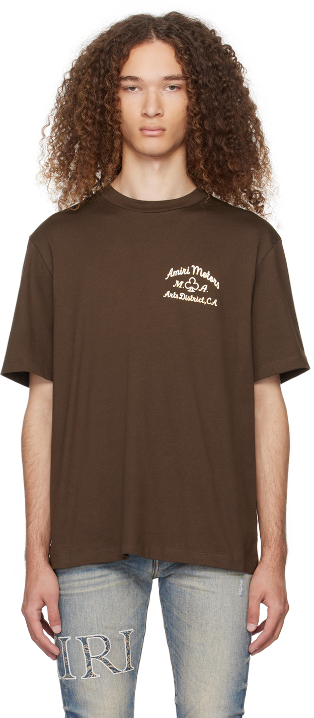 AMIRI Brown Motors T-Shirt