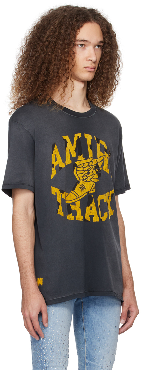 Amiri T-shirts And Polos In Faded Black