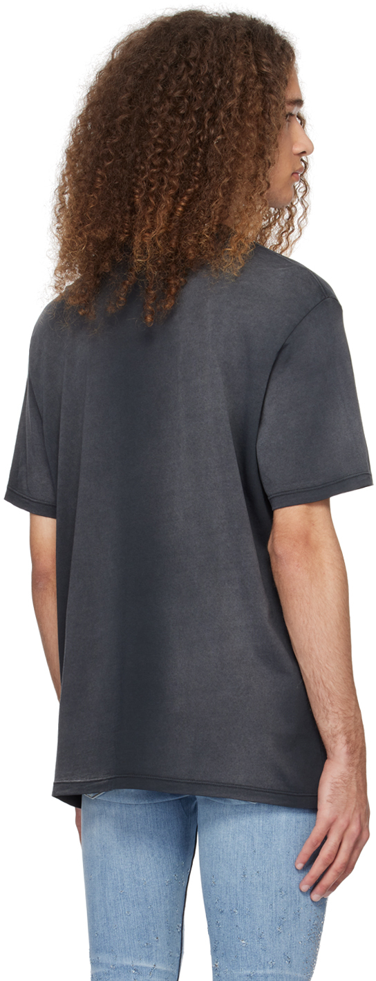 Amiri T-shirts And Polos In Faded Black