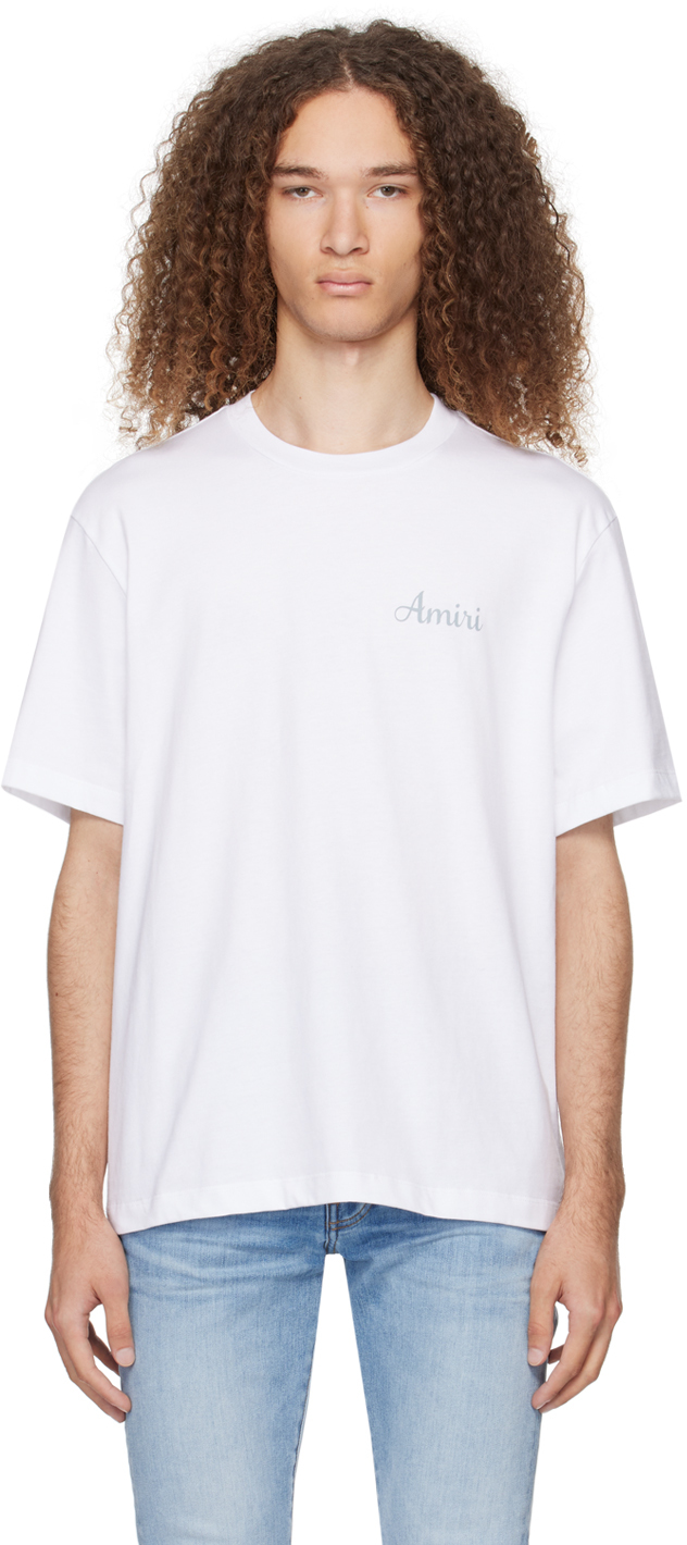 AMIRI: White Lanesplitters T-Shirt | SSENSE UK