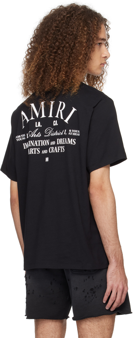 Amiri Logo-print Short-sleeve T-shirt In Black | ModeSens