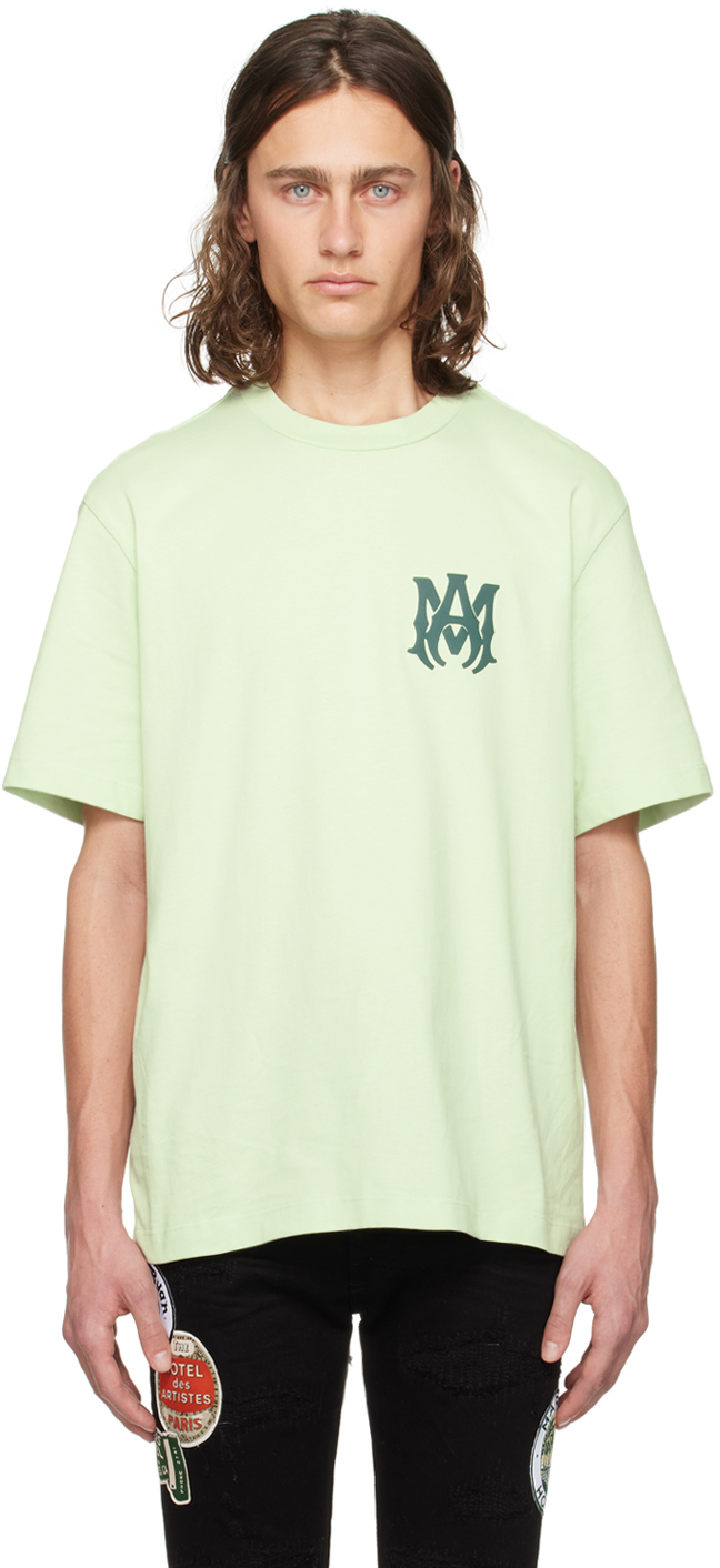 25SS new/AMIRI コットン混紡テリーTシャツ T-Shirt Green AMIRI Skate T-shirt | Green | FARFETCH AO