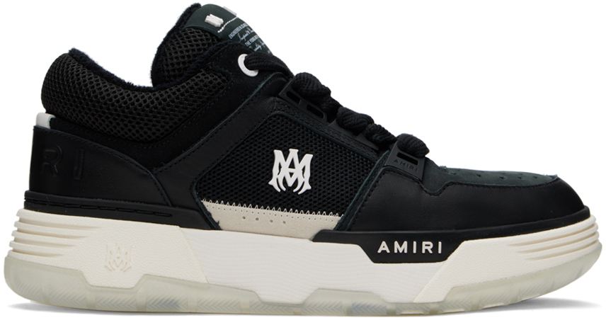 Amiri Black Ma-1 Sneakers In Black Black