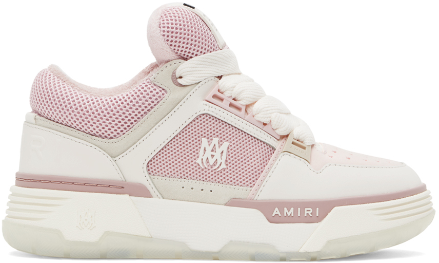 AMIRI: Pink MA-1 Sneakers | SSENSE