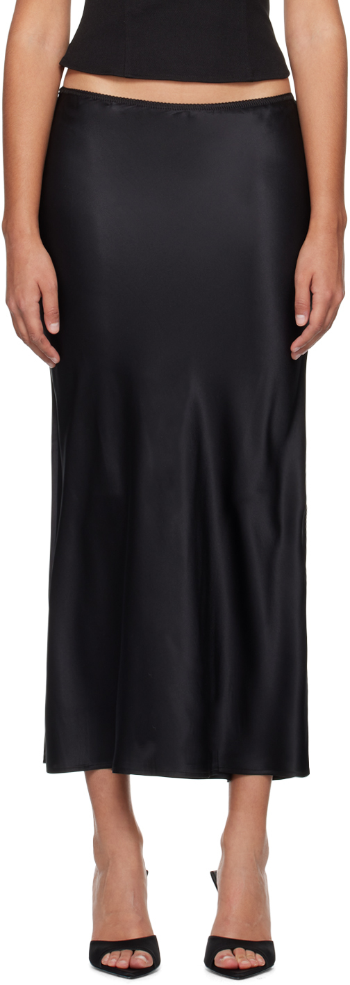 Black Layla Maxi Skirt