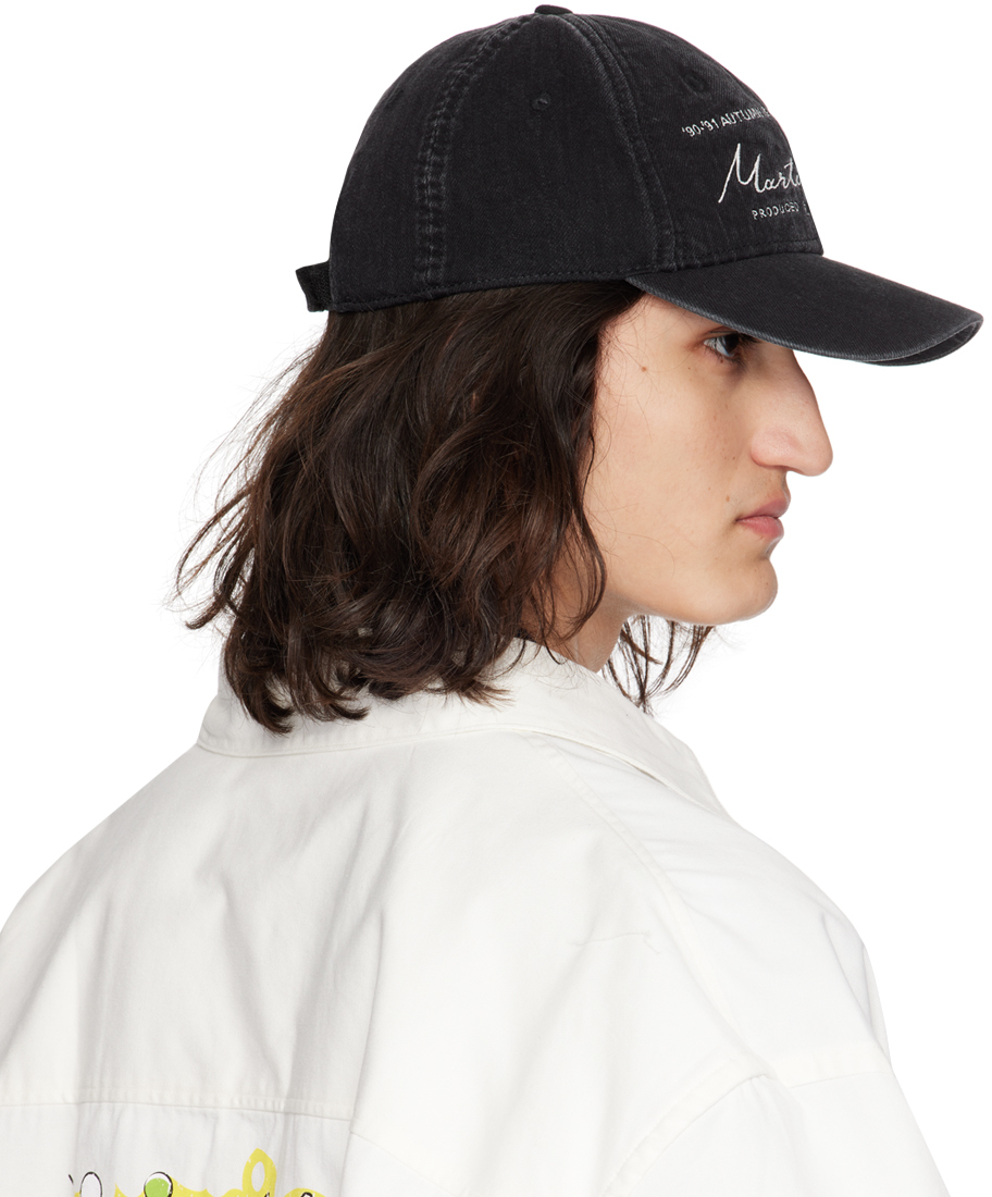 MARTINE ROSE SIGNATURE CAP/ブラック Martine Rose Black Signature Cap Martine Rose
