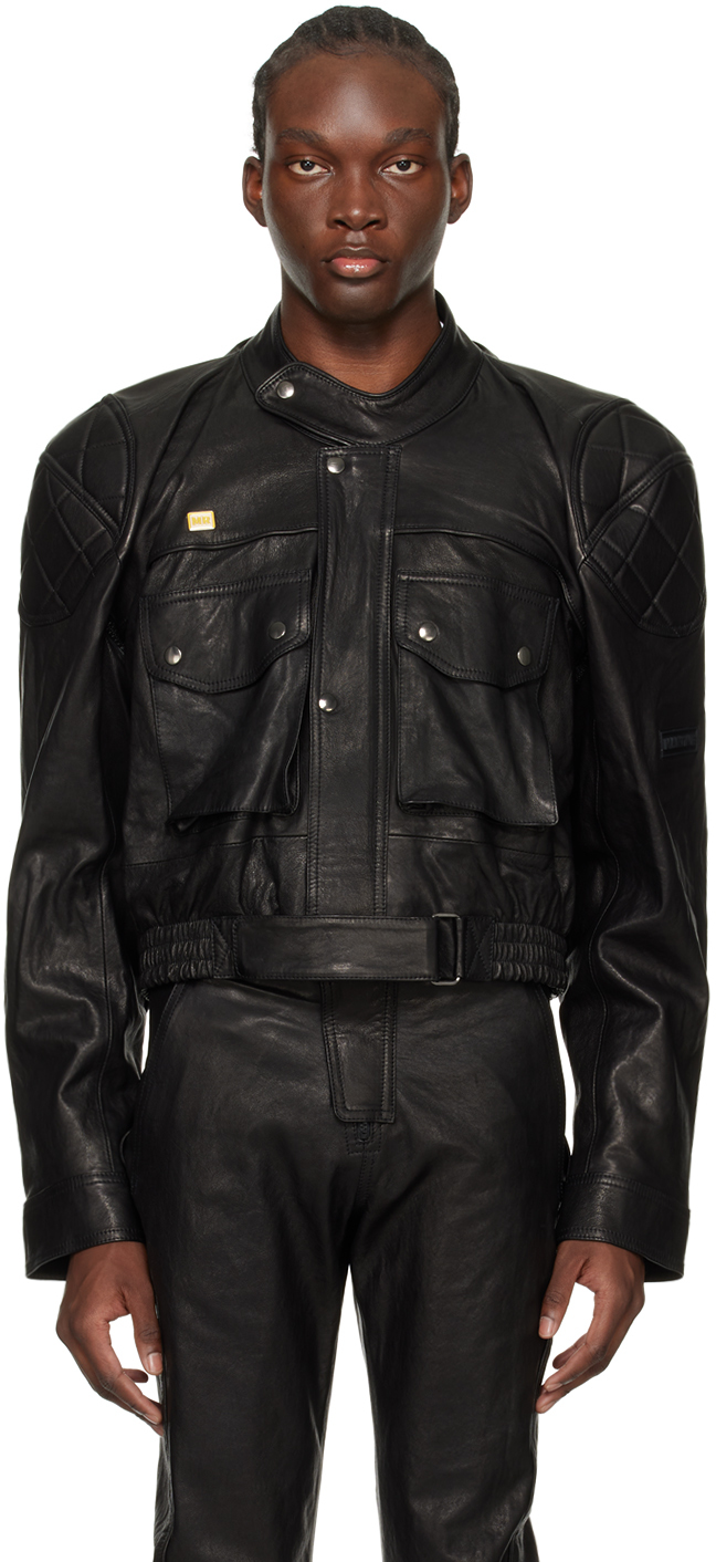 Branded leather clearance jackets for mens