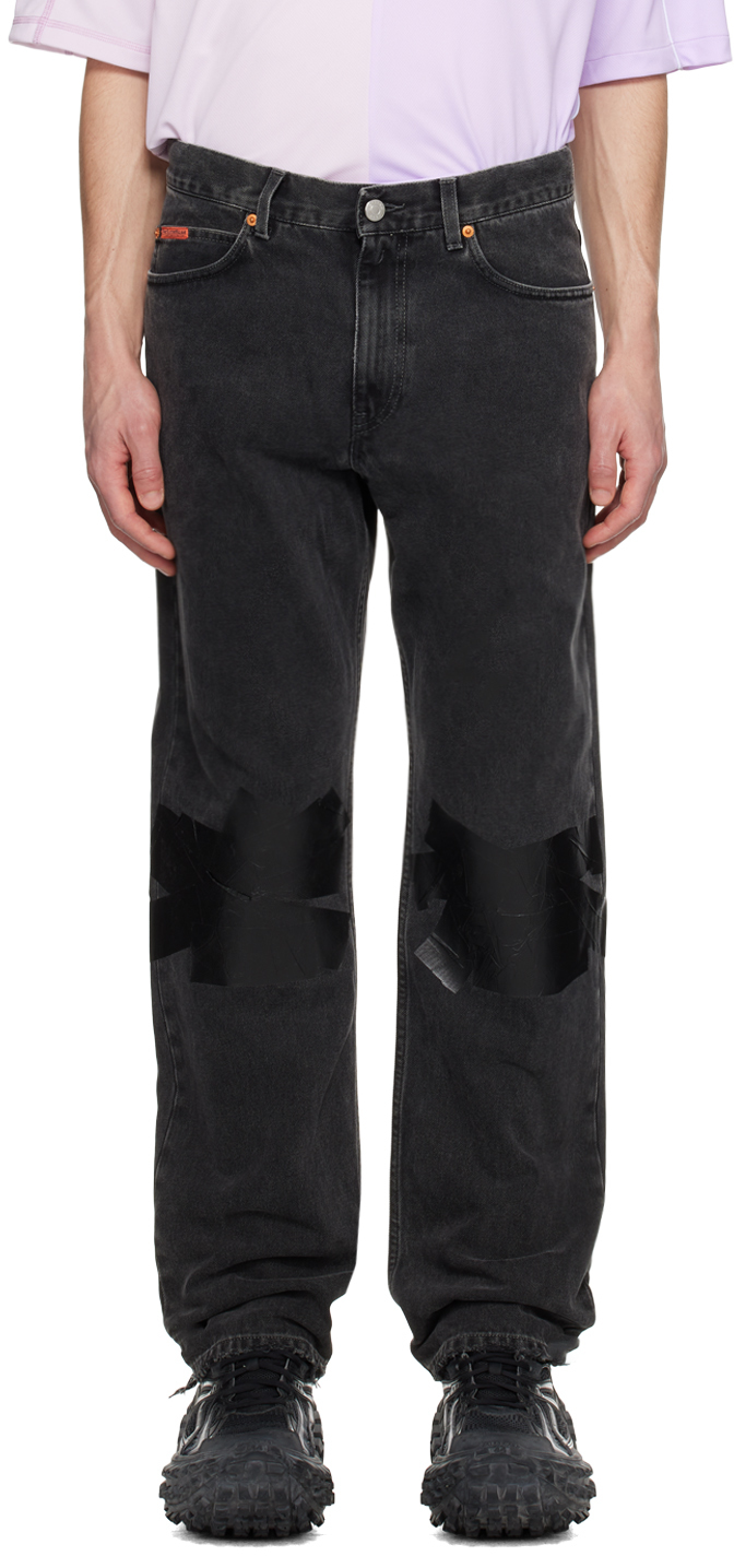 Martine Rose: Black Relaxed-Fit Jeans | SSENSE