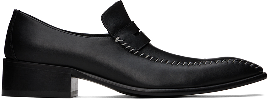 【関税込み】Martine Rose ブラック Snout Stitch ローファー Black Snout Stitch Loafers by Martine Rose on Sale