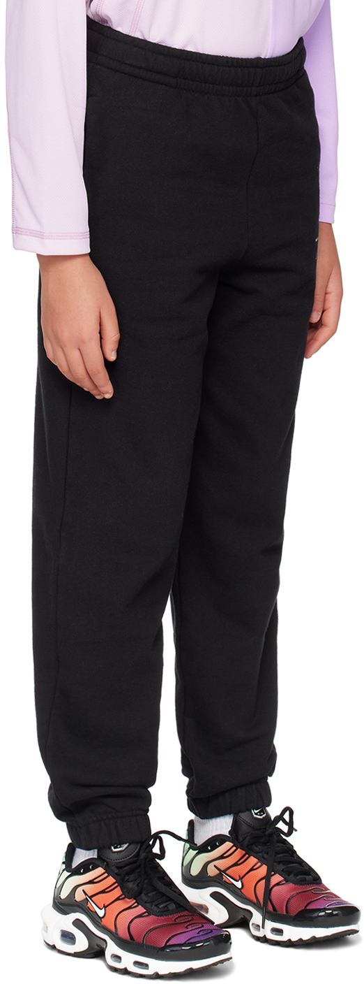 Martine Rose Ssense Exclusive Kids Black Track Pants In Black / Scribble