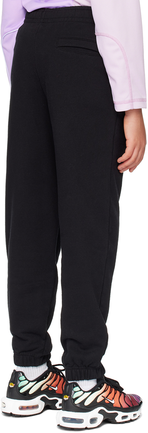 Martine Rose Ssense Exclusive Kids Black Track Pants In Black / Scribble